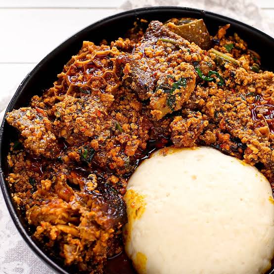 Poundo and Egusi